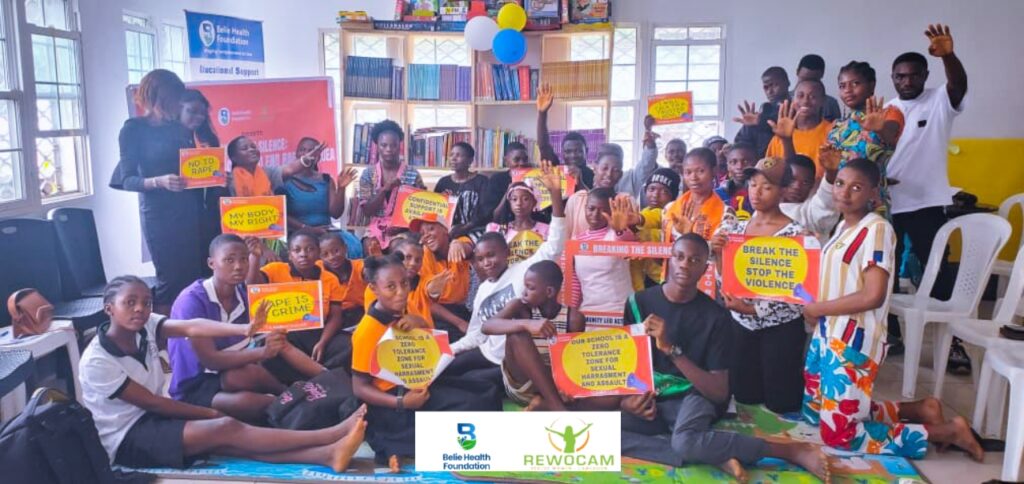 BHF with children during one of the sessions